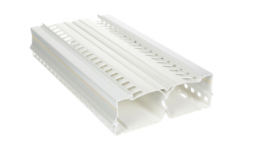 Wiring duct, (L x W x H) 1.8 m x 158 x 53.8 mm, PVC, white, DRD22WH6