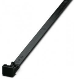 Cable tie, releasable, polyamide, (L x W) 250 x 7.5 mm, bundle-Ø 6 to 65 mm, black, -40 to 80 °C