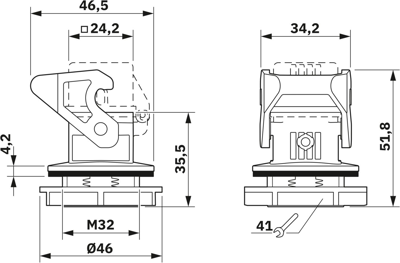 1672261 Phoenix Contact Housings for HDC Connectors Image 2