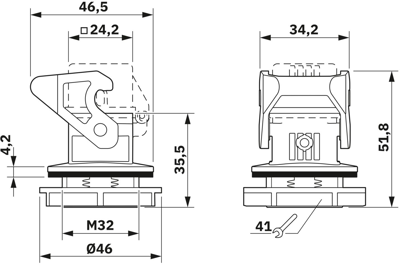 1672261 Phoenix Contact Housings for HDC Connectors Image 2