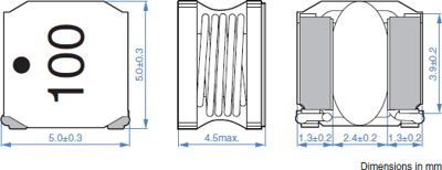 VLS5045EX-151M TDK Fixed Inductors Image 2