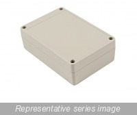 Polycarbonate enclosure, (L x W x H) 125 x 85 x 85 mm, light gray (RAL 7035), IP65, RP1150C