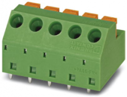 PCB terminal, 2 pole, pitch 5.08 mm, AWG 24-16, 12 A, spring-clamp connection, green, 1790283