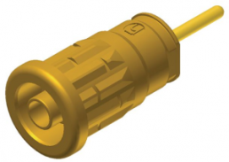 4 mm socket, solder connection, mounting Ø 12.2 mm, CAT III, yellow, SEP 2630 S1,9 GE