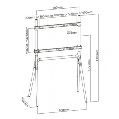 ICA-TR19 EFB-Elektronik Monitor mount Image 3