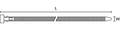 132-20360 HellermannTyton Cable Ties Image 2