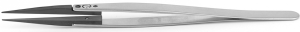ESD Ceramic tweezers, uninsulated, antimagnetic, ceramic, 140 mm, 73ZJ.SA.0