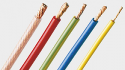 PVC-Stranded wire, high flexible, FlexiStrom, 16 mm², AWG 6, blue, outer Ø 8.5 mm
