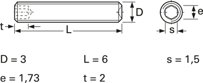BYB-3-14H436 by.B Screws, Threaded Rods Image 2