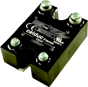 Solid state relay, 5-30 VDC, zero voltage switching, 24-520 VAC, 75 A, screw mounting, SC867110