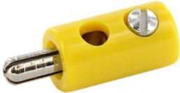 2.8 mm plug, screw connection, 0.05-0.25 mm², yellow, 718892