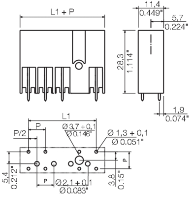 1048600000 Weidmüller PCB Connection Systems Image 3