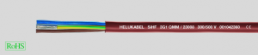 Silicone control line SiHF 25 G 0.75 mm², AWG 19, unshielded, red brown