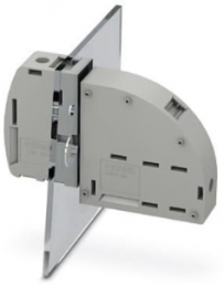 Feed through terminal, 1 pole, 25-95 mm², clamping points: 2, gray, screw connection, 232 A