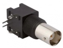 BNC socket 50 Ω, solder connection, angled, 031-5540-1010