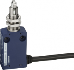 Switch, 2 pole, 1 Form A (N/O) + 1 Form B (N/C), roller plunger, cable connection, IP65, XCMN21F3L1