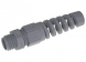 Cable gland with bend protection, M16, 19 mm, Clamping range 4 to 10 mm, IP68, silver grey, 53111610