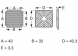 EMV protective grille, EMVG, EMV protective grille, 42 mm