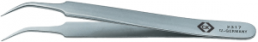 Precision tweezers, antimagnetic, stainless steel, 105 mm, T2317