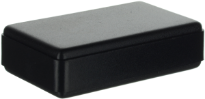 ABS enclosure, battery compartment 1 x 9V, (L x W x H) 99.5 x 60 x 30 mm, black (RAL 9004), IP54, 10012-B.9