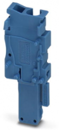 Plug, spring balancer connection, 0.08-4.0 mm², 1 pole, 24 A, 6 kV, blue, 3210826