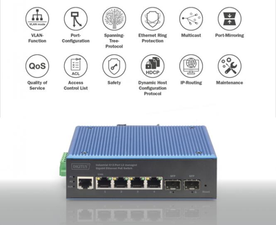 DN-651155 DIGITUS Industrial ethernet switches Image 5