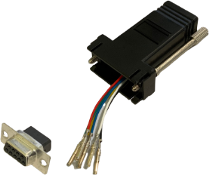 Adapter, D-Sub socket, 9 pole to RJ12 socket, 10121101