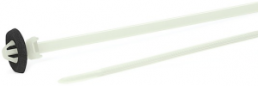 Cable tie with spreader foot, polyamide, (L x W) 158.8 x 4.6 mm, bundle-Ø 1.5 to 30 mm, natural, -40 to 105 °C