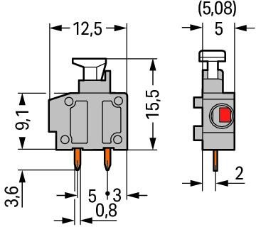 235-740/331-000 WAGO PCB Terminal Blocks Image 2