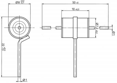 B88069X9580B202 TDK (EPCOS) Gas Discharge Tubes Image 2