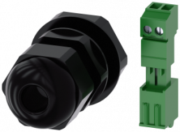 Metric M25 cable gland for AS-i, for enclosure with 4-6 command points