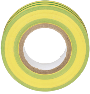Insulation tape, 19.05 x 0.13 mm, PVC, yellow/green, 20.12 m, ST15-075-66GRYL