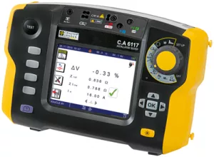 C.A 6117 + DATAVIEW Chauvin Arnoux VDE testers, Installation testers, Insulation testers