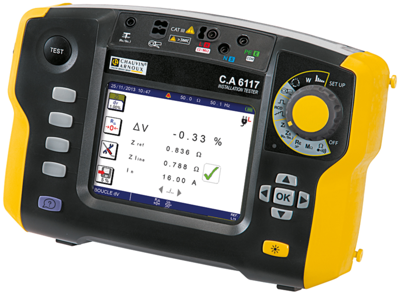 C.A 6117 + DATAVIEW Chauvin Arnoux VDE testers, Installation testers, Insulation testers Image 1