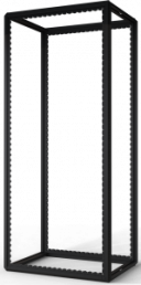 52 U cabinet rack, (H x W x D) 2450 x 800 x 1100 mm, steel, black gray, 20630-127