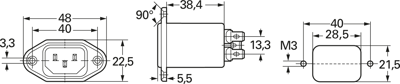 FN9222-10-06 Schaffner Interference suppression filter Image 2