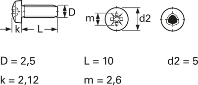 7500C025010ZN Screws, Threaded Rods Image 3