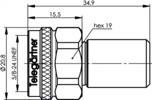 100024165 Telegärtner Antenna components, switches, attenuators