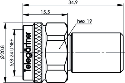 100024165 Telegärtner Antenna components, switches, attenuators