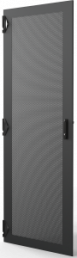Varistar CP Steel Door, Perforated With 3-PointLocking, RAL 7021, 42 U, 2000H, 800W