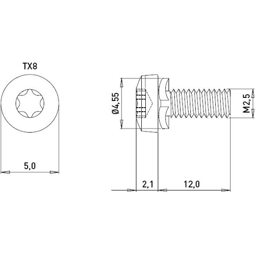 081.55.252 Ettinger Screws, Threaded Rods Image 2