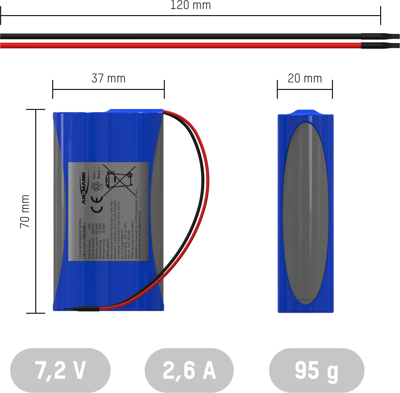 2447-3030-60 Ansmann Rechargeable Battery Packs Image 2