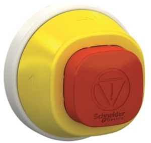 Emergency stop, rotary release, mounting Ø  22 mm, illuminated, LED: 1, red, 240 V, ZB5AS84W2M