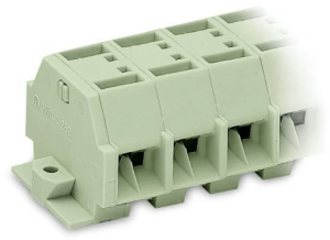 4-wire terminal block Ex e II, 9 pole, pitch 12 mm, 0.5-4.0 mm², AWG 20-12, straight, 30 A, 550 V, spring-cage connection, 262-289