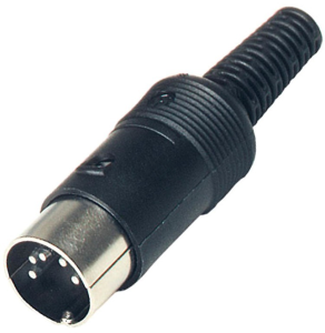 Plug, 6 pole, solder cup, straight, 930017500