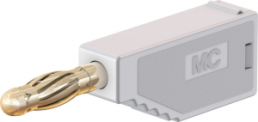 4 mm plug, solder connection, 1.0 mm², white, 22.2626-29