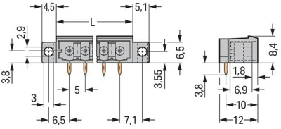 231-435/040-000 WAGO PCB Connection Systems Image 2