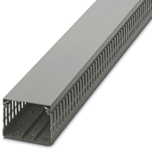 Wiring duct, (L x W x H) 2000 x 80 x 60 mm, PVC, gray, 3240194