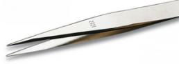 ESD precision tweezers, stainless steel, 140 mm, RRS