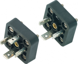 Valve panel plug, DIN shape A, 3 pole + PE, 250 V, 1.0 mm², 43 1715 000 04